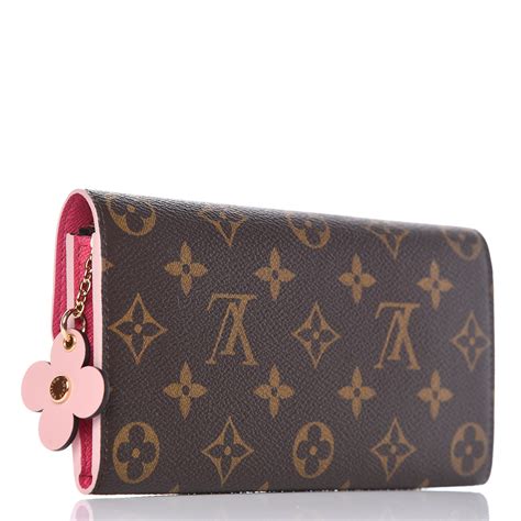 lv emilie bloom flower wallet